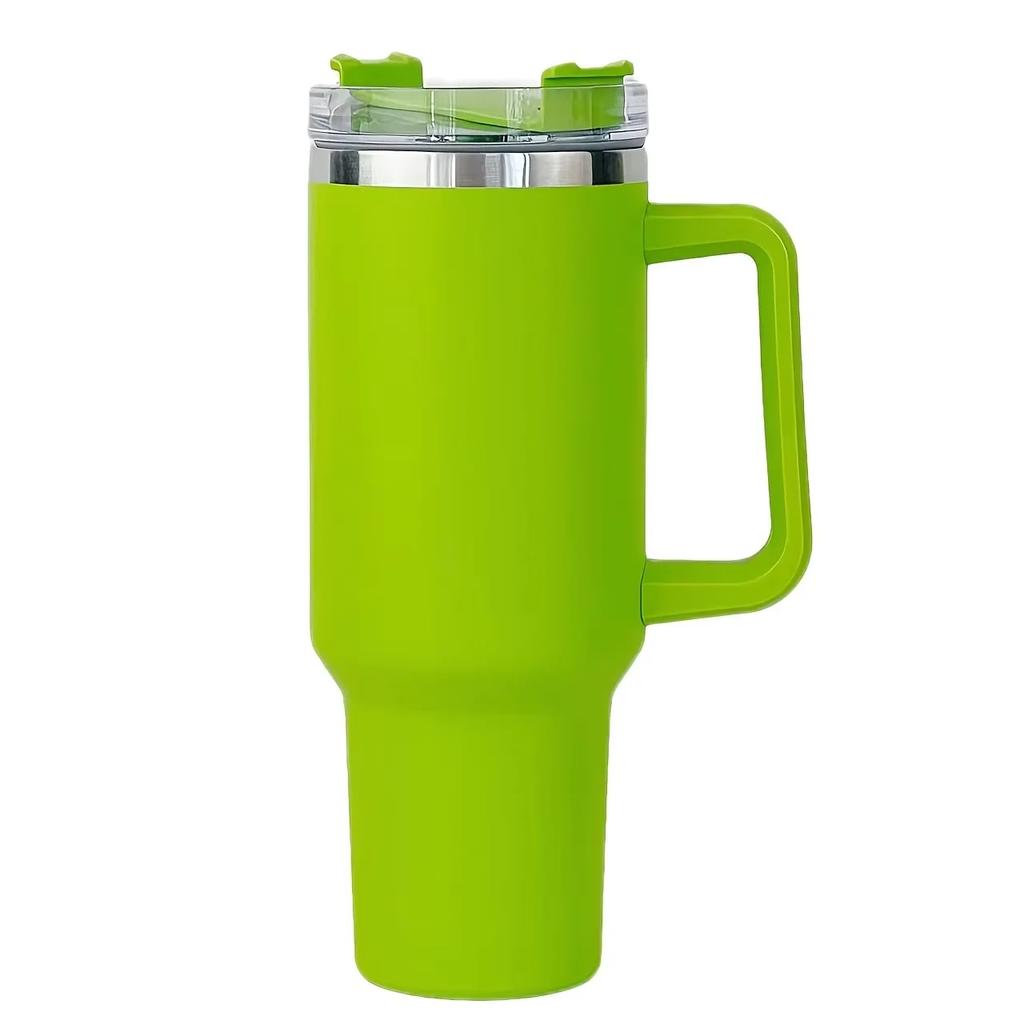 40oz Becher Vakuumisoliert Thermoskanne Kundenspezifischer Reisebecher Edelstahl Wasserflasche Kaffeetassen mit Henkel Outdoor Trinkgeschirr