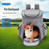 Portable Outdoor Pet Backpack: Large Capacity, Breathable Dog & Cat Bag