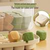 JINGRUIXIANG Easy-Release Press Ice Cube Tray with Storage Box