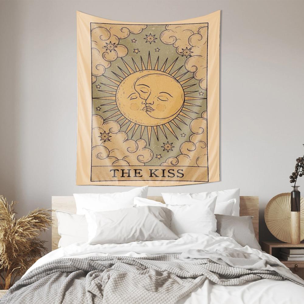 

Romantic Kiss of the Sun Wall Hanging Decor Essential Cozy Home Decor Tapestry 74x94cm(29x37in)