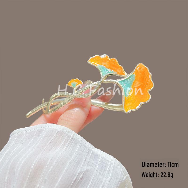 Luxury Fishtail Tassel Hairpin: Elegant Butterfly Twist Clip for Bun or Straight Hair