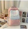 Schoolbag New Japanese Girl Bear Polka Dot Backpack High Value Small Fresh Primary and Secondary School Student Schoolbag Lightweight Backpack