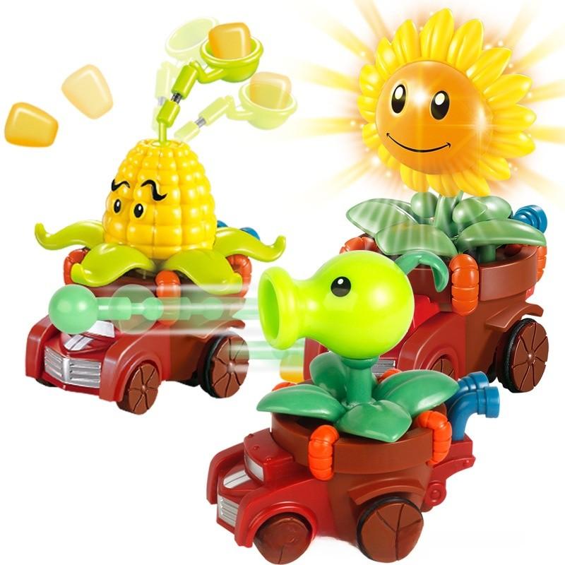 Vs Zombies Plants Kid Toy Set With Launch And Light Effects For Play Interactive