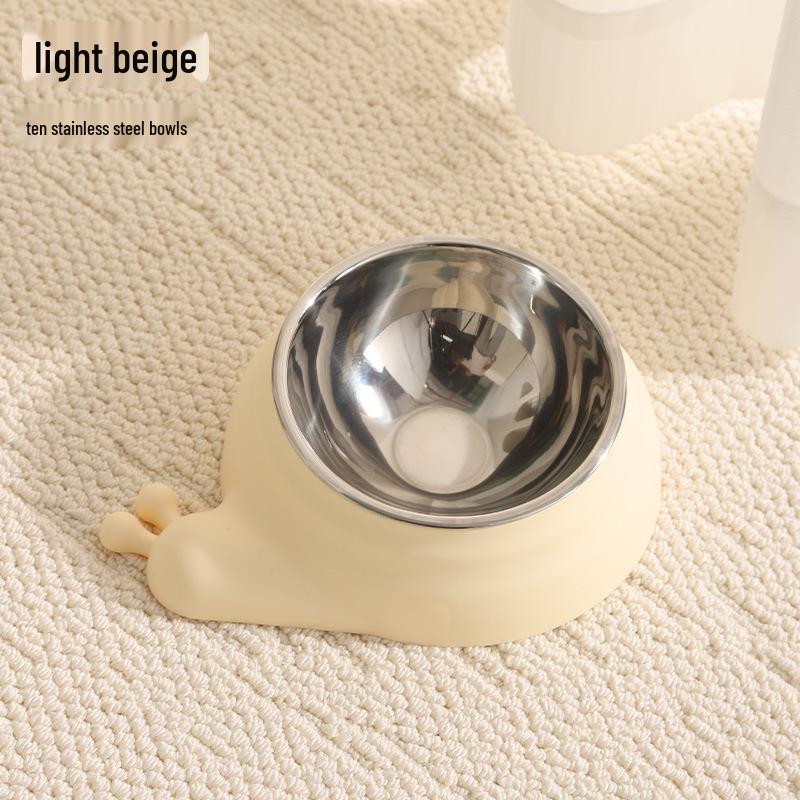 Douyin Pet Stainless Steel Cat Bowl, Dopamine Color, Non-Slip Dog Ice Cream Bowl, Neck Protection Feeding Utensils.