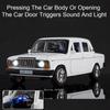 1:18 Russische LADA 2107 Niva Taxi Modellautos Legierung Spielzeug 6 Türen Öffnen Rückziehfunktion Licht Ton Miniaturfahrzeug Jungen Perfekte Geschenke