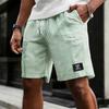 Herren Gestreifte Kordelzug Shorts Lässig Bequem Sportlich Fünf Zoll Innenbein Sport Hosen mit Seitentaschen und Elastischem Bund