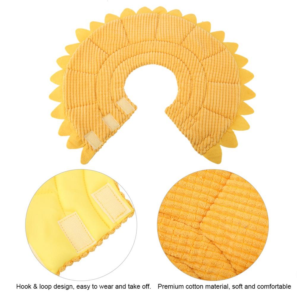 Sunflower Shaped et Recovery Collar Soft Foam Anti-Lick Neck Ring  Skin Recovery Care