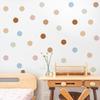 Bohemian Polka Dot Stickers for Children's Room Decor