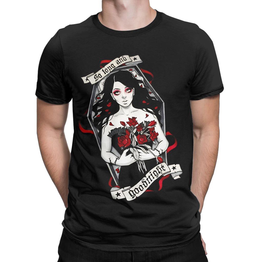 My Chemical Romances  T-Shirt for Men  Hipster Pure Cotton Tees Crewneck Short Sleeve T Shirt Gift Clothes