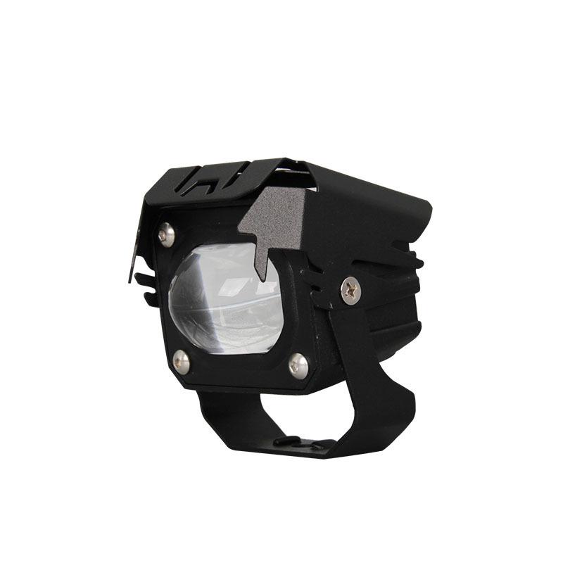 Waterproof Motorcycle LED Spotlight: Super Bright Single Eye Headlight with High/Low Beam in Yellow and White