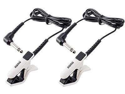 KORG Kontaktný mikrofónový set 2 ks CM-300 Biely/Čierny CM-300-WHBK