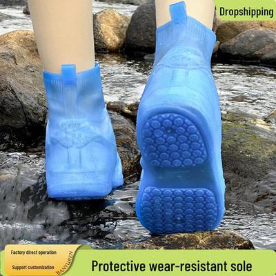 Enhanced Waterproof Anti-Slip Rain Shoe Covers: Durable, Breathable Protection for Men and Women