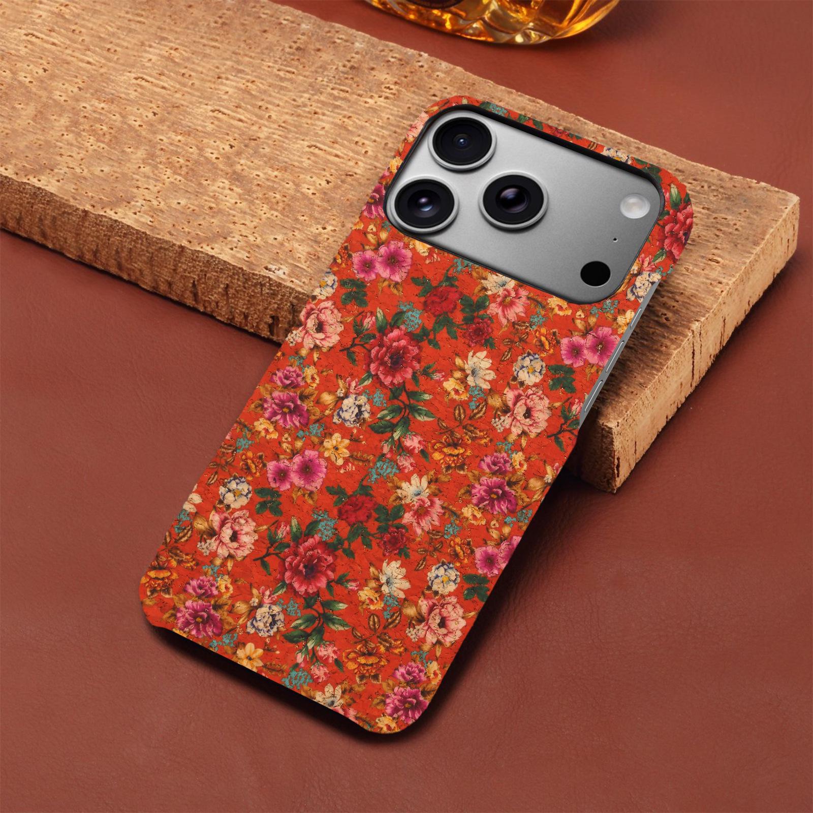Denior Cork Leather Magnetic Charging Case for iPhone 17 Pro Max 17 Pro Max