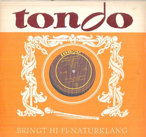 

LP Record EDOUARD VAN REMOORTEL, ORCHESTER DE - Schumann Sinfonie Nr3 Es-dur, Op97r CX12050 TONDO Germany Classical Used