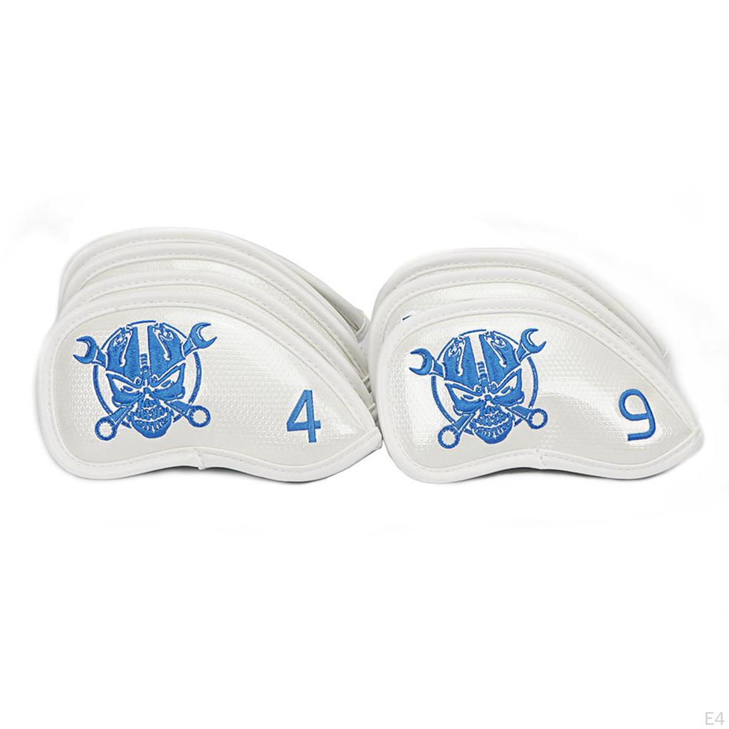 Durable Iron Headcover Waterproof Universal 15x7cm Irons Head Cover Wedges or 4-9,P,S,