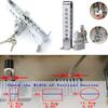 Steel Forging Clutch Brake Pedal Lock 8 Holes Anti-theft Devices Accessories Set