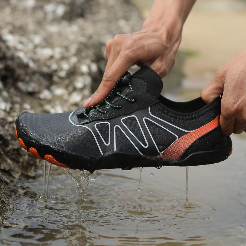 New Shuoxi shoes men's breathable non-slip wading shoes fishing beach swimming shoes quick-drying hiking shoes women's indoor