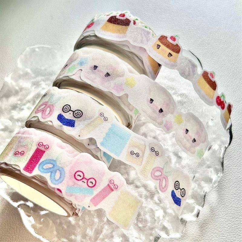 Animal Print Adhesive Tape Scrapbooking Decorative Tape for Craft 20mmx3m Aesthetic Masking Tape for Journal Wrapping