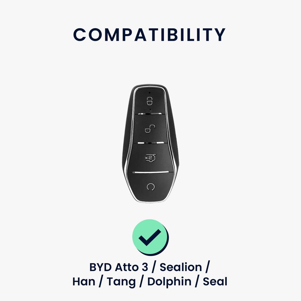 kwmobile BYD Atto 3 / Sealion / Han/Tang/Dolphin / Seal Case - Silicone Key