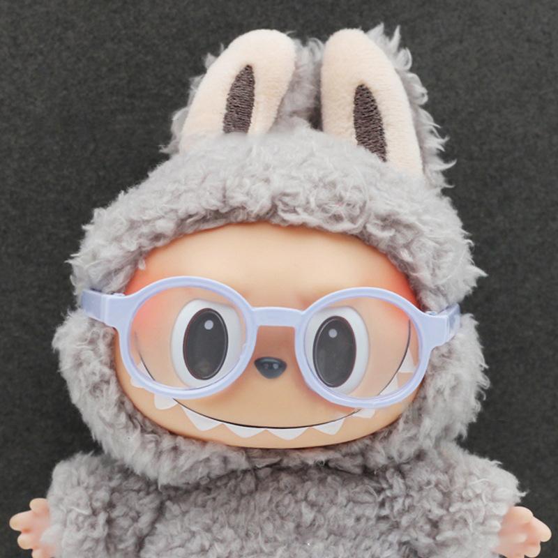 1Pcs Glasses For Mini Cotton Dolls Plastic Glasses Plush Doll Sunglasses Decoration Candy Colored Glasses Doll Accessories