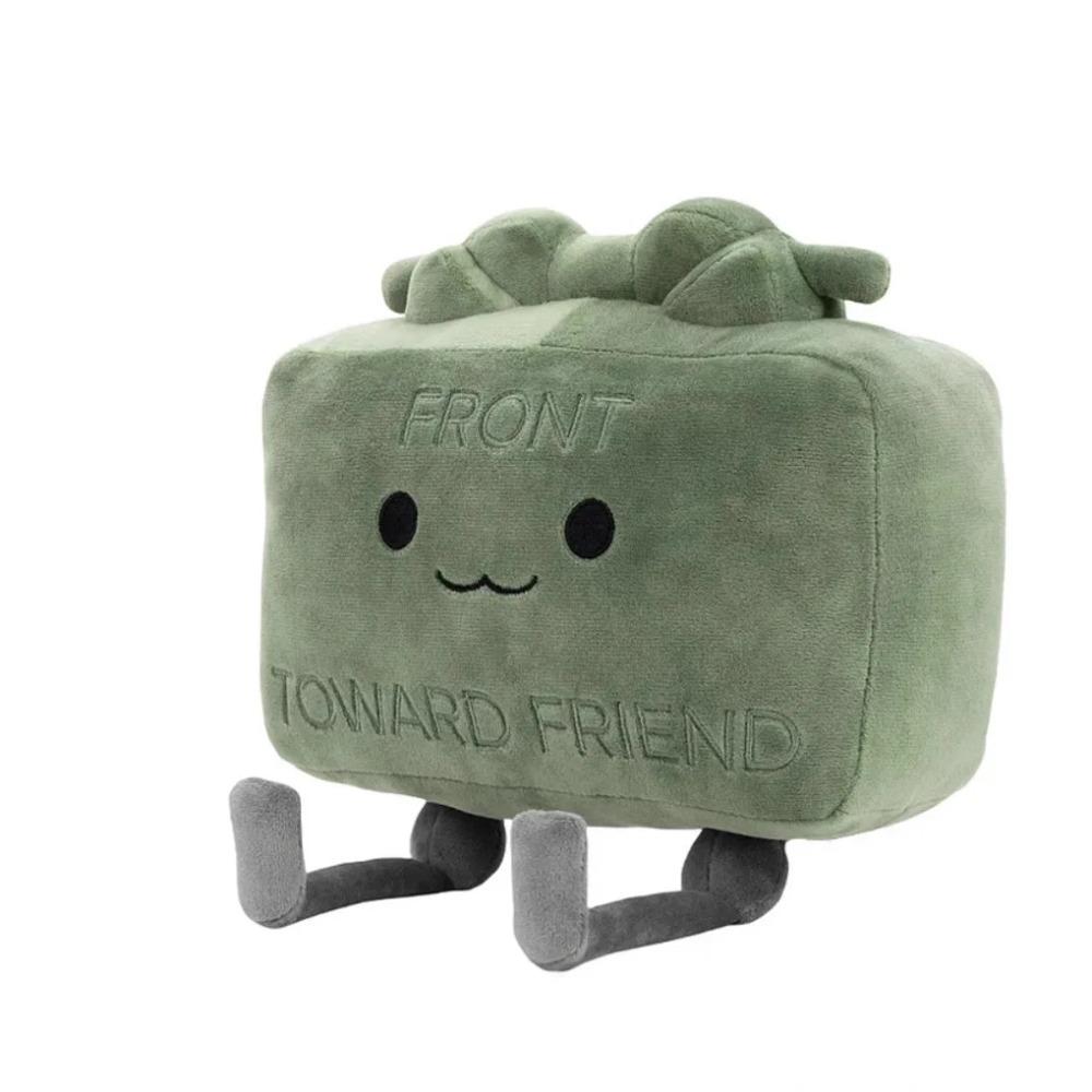 

20cm Hot Clay The Clay-more Plush Doll Toy Cartoon Cute Soft Small Square Clay The Claymore Room Decoration Plush Doll Toy