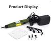 18W Mini Sander Pen Type Fixed /Speed Adjust Polisher DIY Model Groove Grinding Tools Round Corner Polisher 110V-220V
