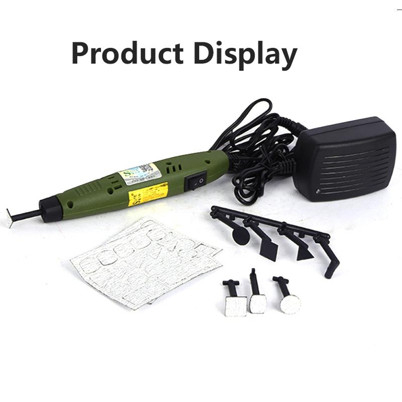 18W Mini Sander Pen Type Fixed /Speed Adjust Polisher DIY Model Groove Grinding Tools Round Corner Polisher 110V-220V