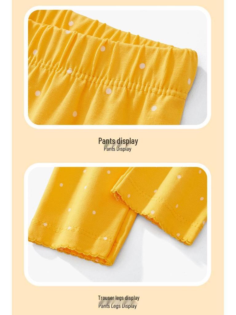 2025 New Comfortable Children's Pajama Set: Girls' Loose European & American Style Sweatshirt for Spring, Autumn, Winter