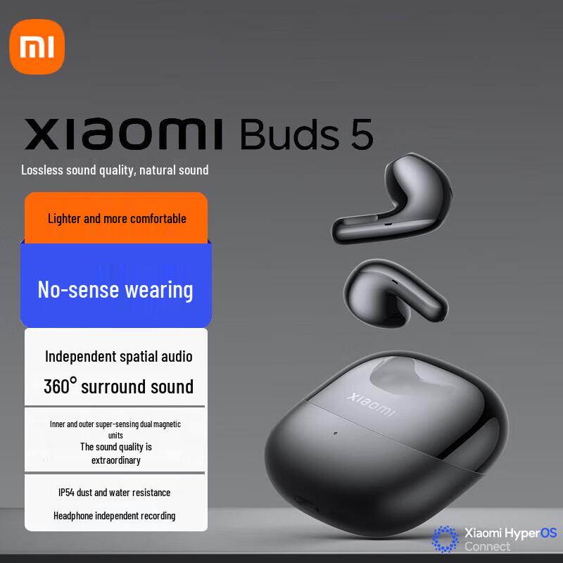 

Xiaomi Buds 5 Semi-in-ear Bluetooth Earbuds