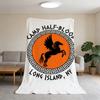 Blanket J-Jackson Camp Super Warm Comfortable Plush Throw Blanket Half-Blood P-Percy Child Home Sofa Bedroom Gift