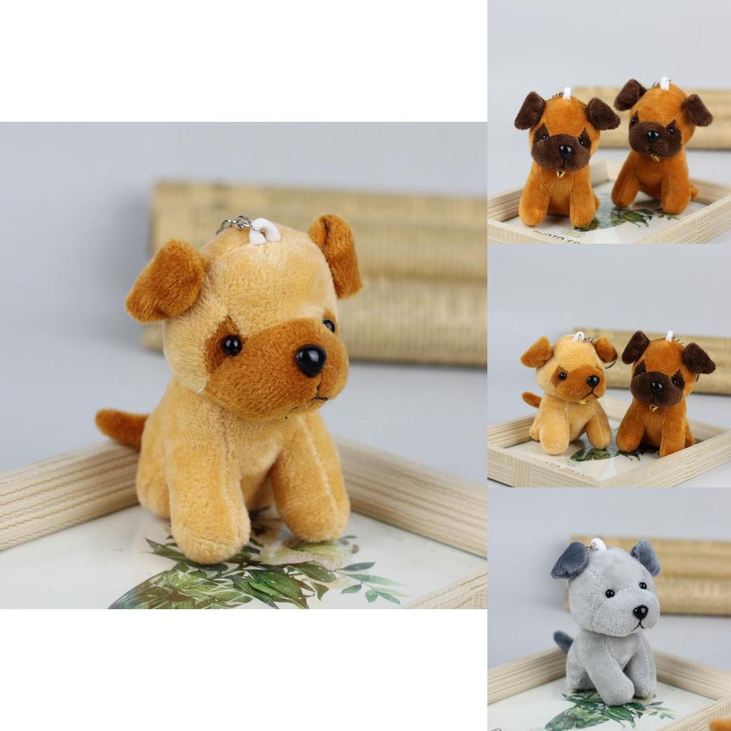 Cute Little Wolfdog Plush Toy Realistic Husky Puppy Stuffed Animal Doll Keychain