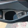 For BMW 3 Series G20 G28 325li 330d 335 - 2024 Door Armrest Cup Holder A Carbon Fiber Stickers Car Accessories Interior