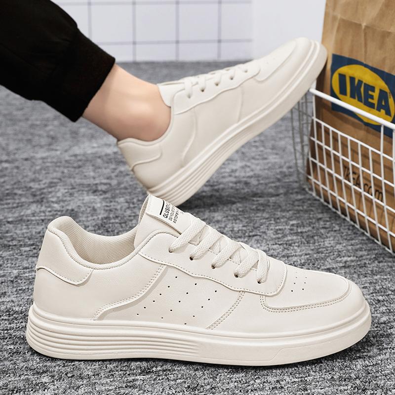 WhiteSkateboard Shoes Sneakers Summer Men's Sneakers Genuine Mens Shoes for Men Offer Casual Sneaker Free Shipping  Footwear