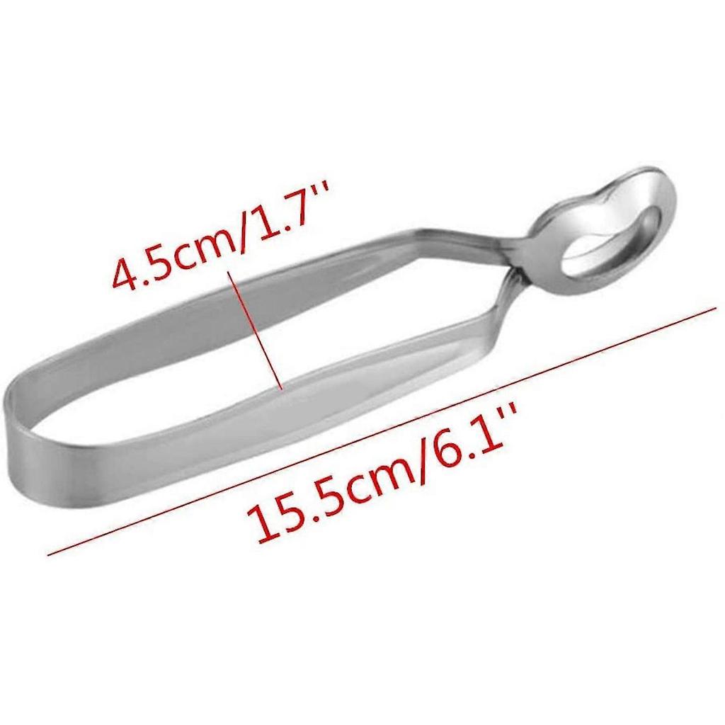 6pcs Stainless Steel Escargot Snail Tongs Kitchen Cooking Tool - DD