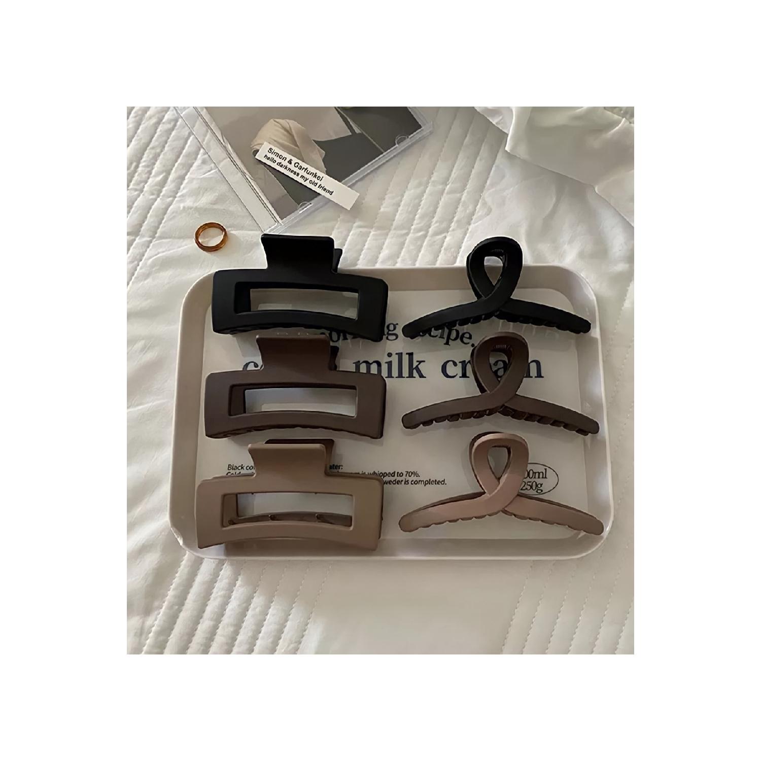 

Женская двуспальная модель в черно-коричневых тонах, набор из 6 шт.