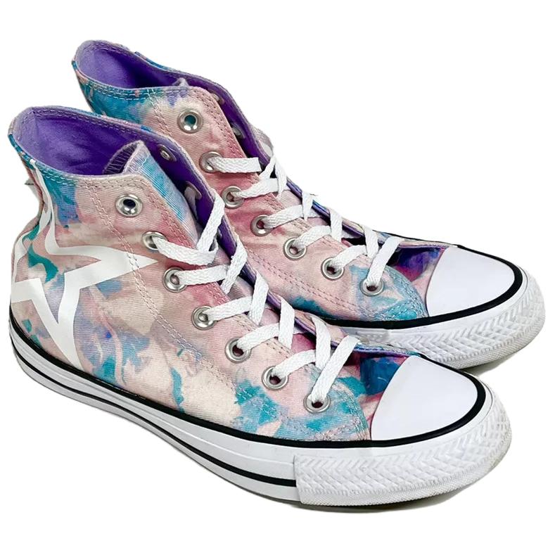 Converse Chuck Taylor All Star High Washed Lilac Unisex Sneakers Multi-Color 163405C