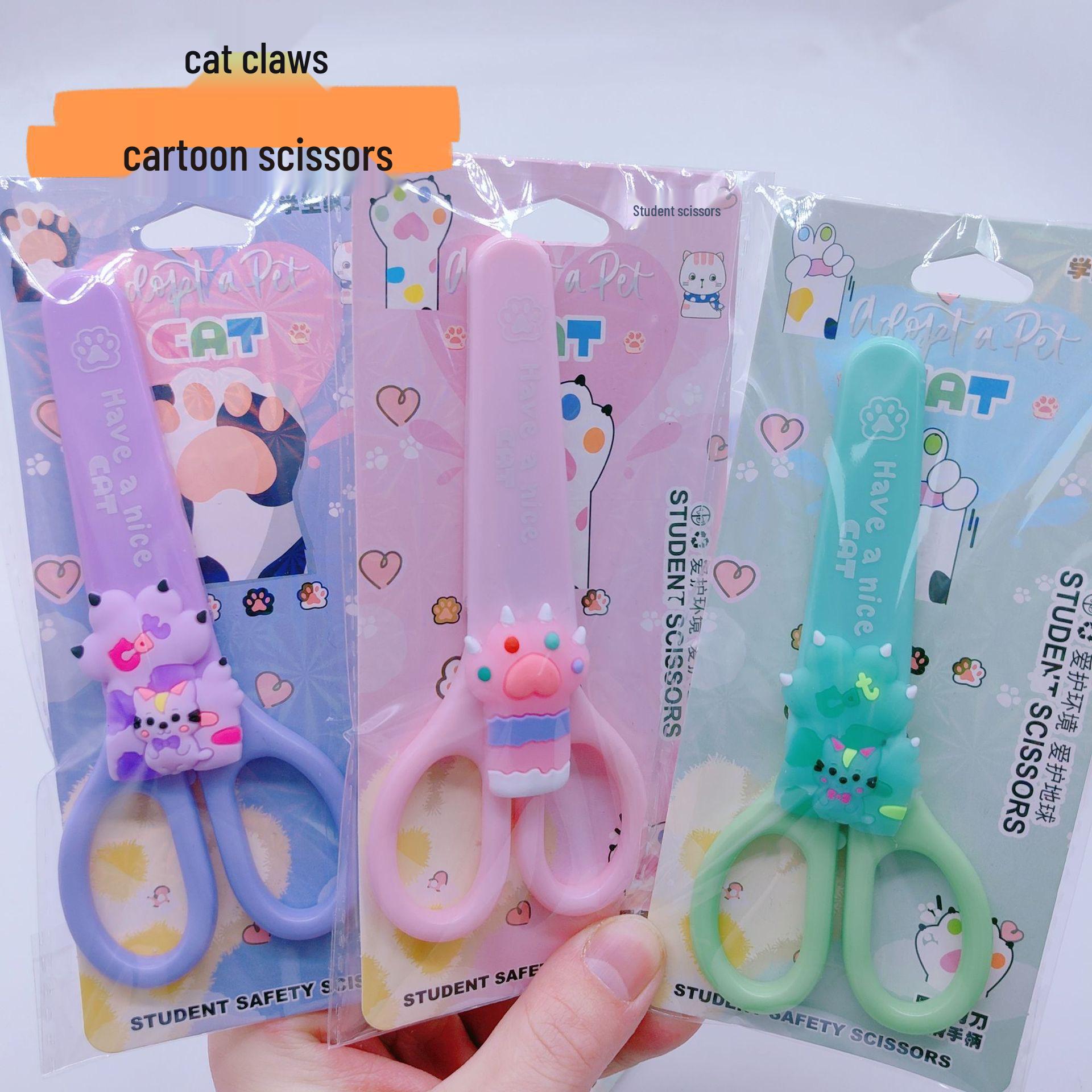 Sanrio Kids Safety Scissors - Cinnamoroll, Kuromi, My Melody Designs for Primary School Students.