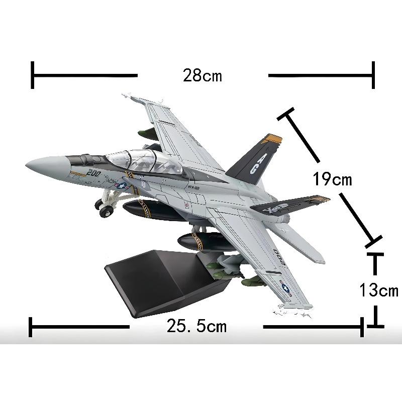1:72er Maßstab Nachbildung F18 FA-18 VF103 Grumman Tomcat Super Hornet F/A-18F Piratenflagge Jäger US Navy Flugzeug Militärmodell