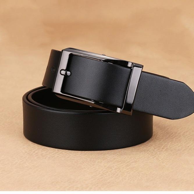 Men's Genuine Leather Belt, Casual Men's Pin Buckle Leather Belt, New Trousers Belt