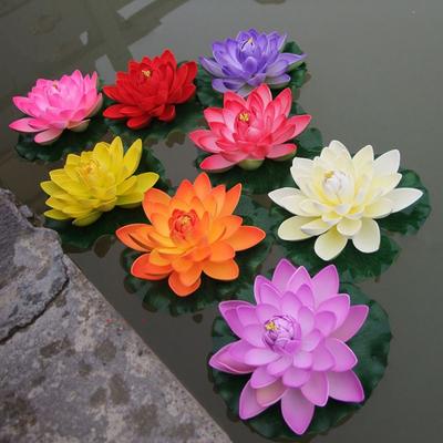 Foam Floating Plants Home Decoration Fake Plants Artificial Lotus Flower Simulation Water Lily
