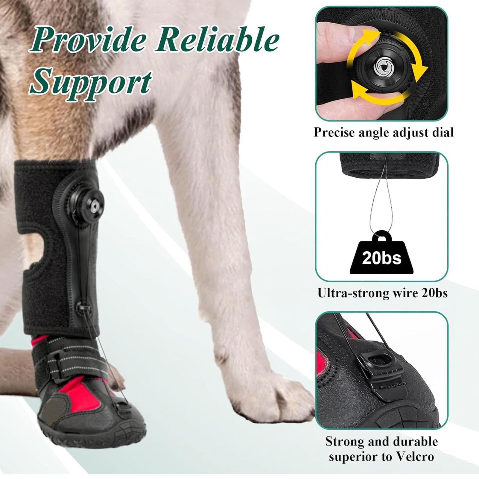 

Дышащий Интегрированный износостойкий нескользящий подошва Защита лапы собаки для улицы S