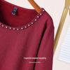 Plus Size Women's Winter Lace Dress with Fleece Lining – Elegant, Slimming, and Warm