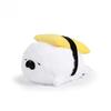 Plush Otter Sushi Cushion Otter Body Pillow, Cute, Chubby, Lazy Design, 3 Colors (Gray, White, Blue), 40cm Tall, Cute Lying Down Design, Perfect