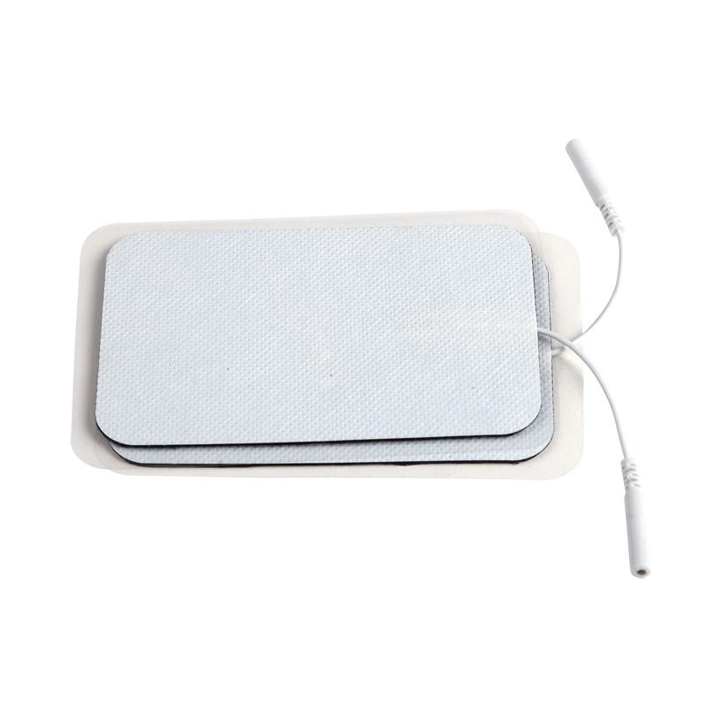 Silicone Gel Electrode Pad Units White Cloth Massage Digital Therapy Machine Acupuncture Physiotherapy Massager for Slimming