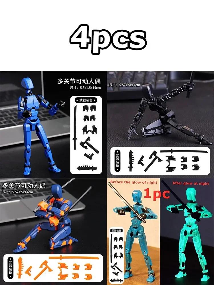 2/3/9PCS-Lucky Puppets 13 Doll,Multiple Styling Combinations Robot Model,Cheap Holiday Gift,Cool Robot Doll Desktop Decoration