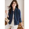 New Autumn Printed Denim Jacket Women's Temperament Versatile Jacket Top