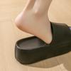 Fashion Summer Thick Platform Women Slippers Indoor Home Casual High Heel Flip Flops Outdoor Wear Ladies Fashion Slides Shoes