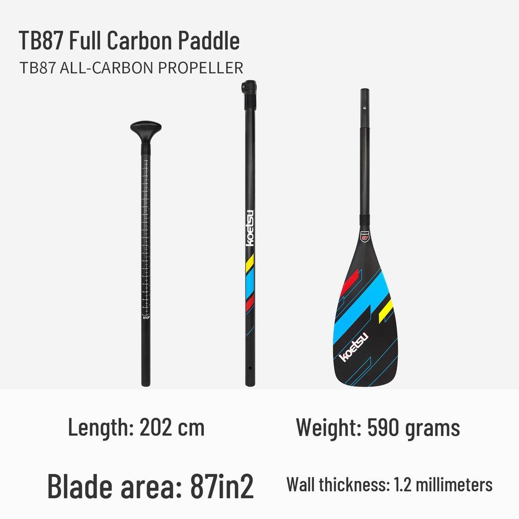 KOETSU Surf Paddleboard Dual-Use Aluminum Paddle: Single/Double Head Kayak & Paddleboard Paddle
