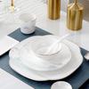 ZISIZ European Bone China Dinnerware Set - 8800 Gold 8-Piece