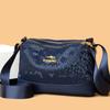 Small Square Bag Crossbody Bag Single-shoulder Fashionable Embossed Bag Large-capacity Three-layer Underarm Bag